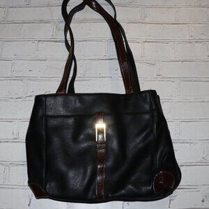 👜 Retro Carryland Leather Purse · 9.5" x 13.5" · Black & Brown